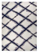 Palmetto Living Cotton Tail 8308 Line Trellis White Area Rug