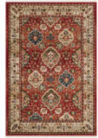 Lauren Ralph Lauren Ariel LRL1255C Red - Beige Area Rug