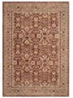 Ralph Lauren Warwick LRL1310B Oxblood Area Rug