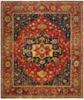 Ralph Lauren Eastwood RLR7521A Norfolk Red Area Rug