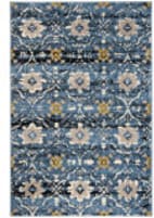 Safavieh Amsterdam Ams113m Blue - Creme Area Rug