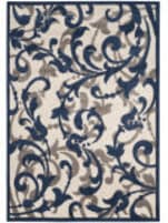 Safavieh Amherst Amt428m Ivory - Navy Area Rug