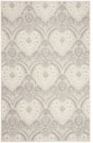 Safavieh Blossom BLM106A Light Grey - Ivory Area Rug