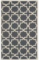 Safavieh Cambridge Cam125x Dark Grey / Ivory Area Rug