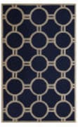 Safavieh Cambridge CAM145G Navy Blue / Ivory Area Rug