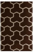 Safavieh Cambridge CAM146H Dark Brown / Ivory Area Rug