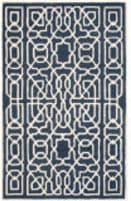 Safavieh Cambridge Cam570m Navy - Ivory Area Rug