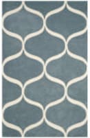 Safavieh Cambridge Cam730b Light Blue - Ivory Area Rug