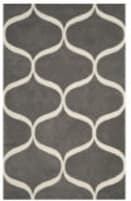 Safavieh Cambridge Cam730d Dark Grey - Ivory Area Rug