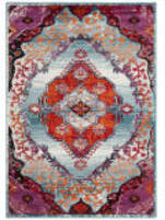 Safavieh Cherokee Chr912a Light Blue - Fuchsia Area Rug