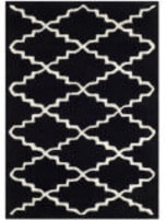 Safavieh Chatham Cht721k Black / Ivory Area Rug