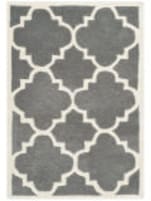 Safavieh Chatham Cht730d Dark Grey / Ivory Area Rug