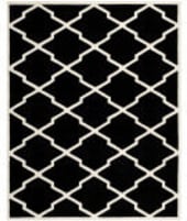 Safavieh Chatham CHT735K Black / Ivory Area Rug