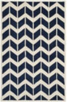 Safavieh Chatham Cht746c Dark Blue / Ivory Area Rug