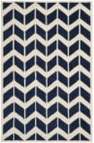 Safavieh Chatham Cht746c Dark Blue / Ivory Area Rug