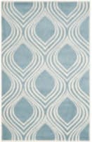 Safavieh Chatham Cht758b Blue - Ivory Area Rug