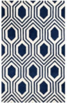 Safavieh Chatham Cht760c Dark Blue - Ivory Area Rug