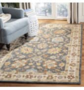 Safavieh Classic CL934A Dark Grey - Ivory Area Rug