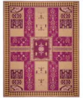 Safavieh Classic Vintage CLV512E Fuchsia - Gold Area Rug