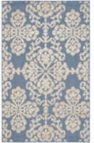 Safavieh Cottage Cot908f Light Blue - Beige Area Rug