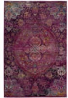 Safavieh Crystal Crs512s Fuchsia - Purple Area Rug