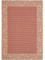 Safavieh Courtyard CY0727-3707 Red / Natural Area Rug