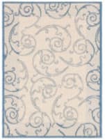 Safavieh Courtyard CY2665-3101 Natural / Blue Area Rug