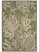 Safavieh Courtyard CY2961-1E06 Olive / Natural Area Rug