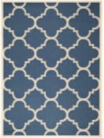 Safavieh Courtyard Cy6243 Navy - Beige Area Rug