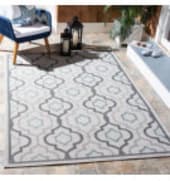 Safavieh Courtyard CY7938-78A18 Light Grey / Anthracite Area Rug