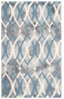 Safavieh Dip Dyed Ddy534j Grey - Ivory Blue Area Rug