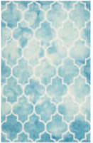 Safavieh Dip Dye Ddy535d Turquoise - Ivory Area Rug