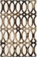 Safavieh Dip Dyed Ddy675e Ivory - Chocolate Area Rug