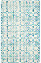 Safavieh Dip Dye Ddy711h Ivory - Turquoise Area Rug