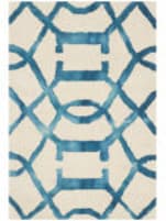 Safavieh Dip Dye Ddy712h Ivory - Turquoise Area Rug