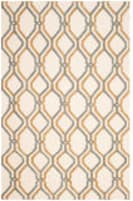 Safavieh Dhurries Dhu104a Ivory - Blue Area Rug