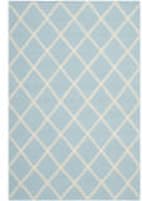 Safavieh Dhurries DHU565B Light Blue / Ivory Area Rug