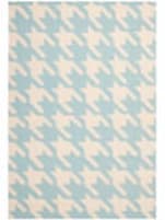 Safavieh Dhurries Dhu570b Light Blue - Ivory Area Rug