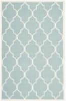 Safavieh Dhurries DHU632C Light Blue / Ivory Area Rug