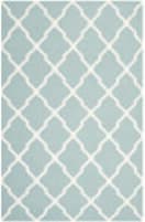 Safavieh Dhurries DHU634C Light Blue / Ivory Area Rug