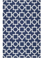 Safavieh Dhurries DHU639D Navy / Ivory Area Rug