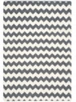 Safavieh Dhurries Dhu644b Ivory - Charcoal Area Rug