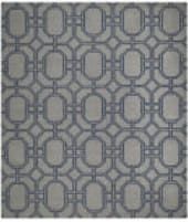 Safavieh Dhurries DHU860C Grey / Dark Blue Area Rug