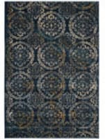 Safavieh Evoke EVK517D Navy - Creme Area Rug