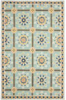 Safavieh Durarug Ezc711b Light Blue - Dark Blue Area Rug