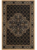 Safavieh Durarug Ezc729d Black - Gold Area Rug