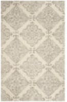 Safavieh Glamour Glm568c Ivory - Silver Area Rug