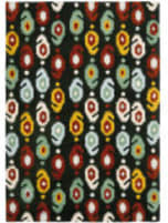 Safavieh Ikat IKT471A Charcoal / Multi Area Rug