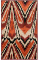Safavieh Kashmir Kas114a Orange / Multi Area Rug