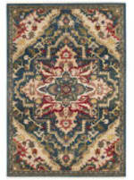 Safavieh Kashan Ksn304b Blue - Beige Area Rug